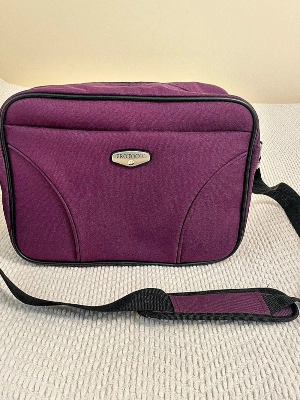 Protocol Crossbody Bag in Purple